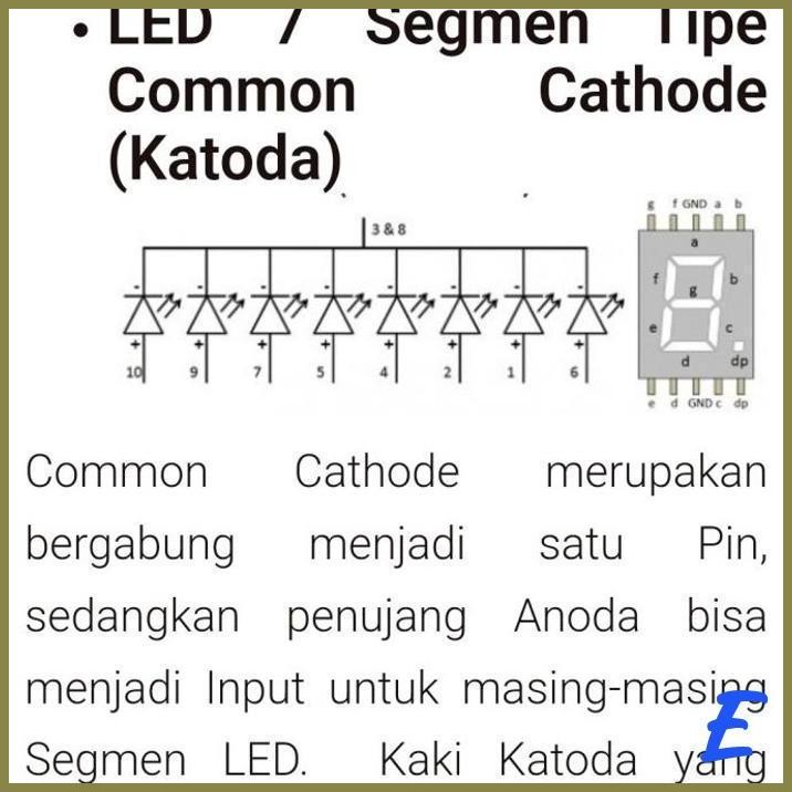 | PC | SEVEN SEGMEN 7SEGMENT KATODA CATHODE 42056