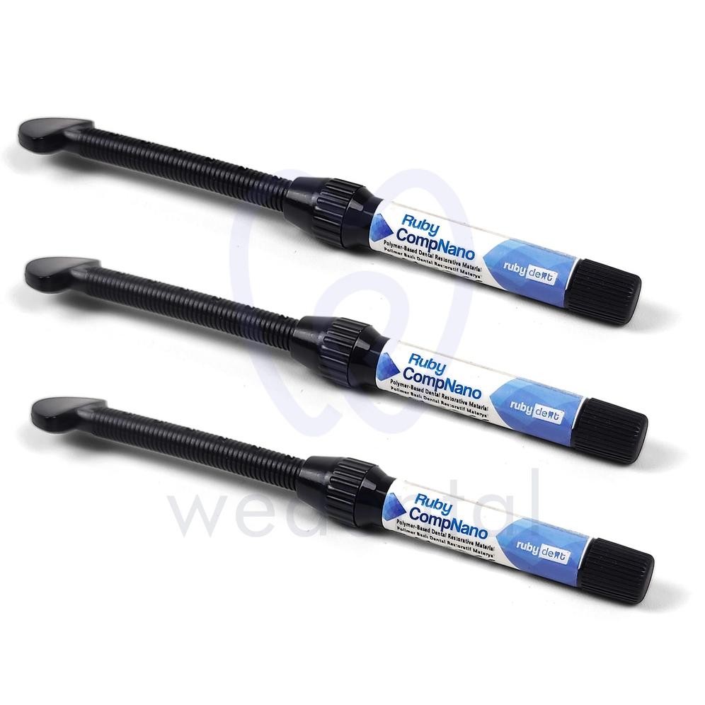 MARINA RUBY COMPOSITE NANO DENTAL KOMPOSIT RUBY SUPER PUTIH / BAHAN TAMBAL GIGI / VENEER EXTRA WHITE