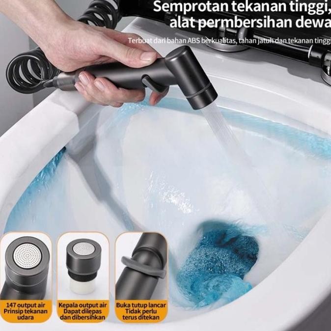 Spray bidet mesin cuci/spray bidet kamar mandi/spray bidet toilet/stainless steel 304 hitam