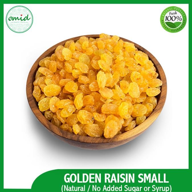 

Grosir Golden Raisin Small (Kismis Kuning Tekstur Kecil) 500Gr