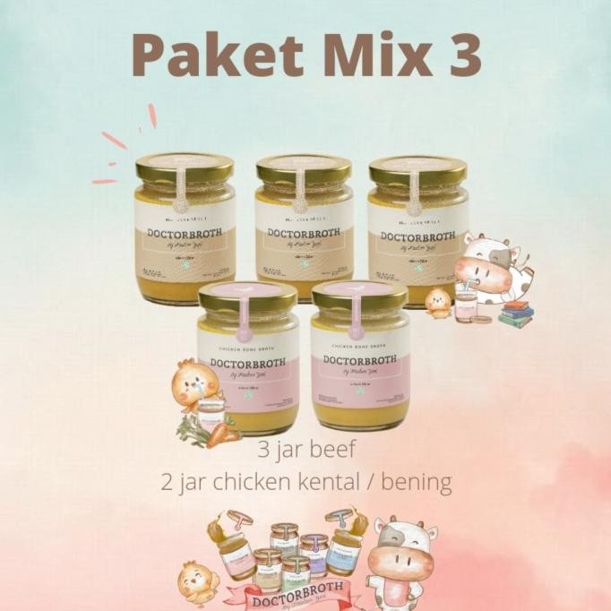 

Grosir Doctor Broth Mix Beef Dan Chicken Bone Broth