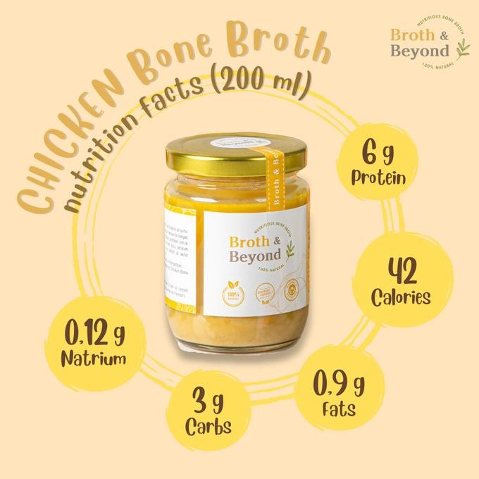 

Murah Organic Chicken Bone Broth - 2 Atau 3 Jars / Kaldu Tulang Ayam Organik