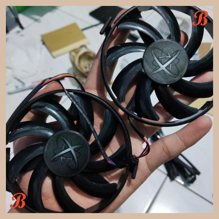 [SRP] Fan kipas Vga XFX 95mm 4pin R9 390 380 360 370x RX 460 560 Universal