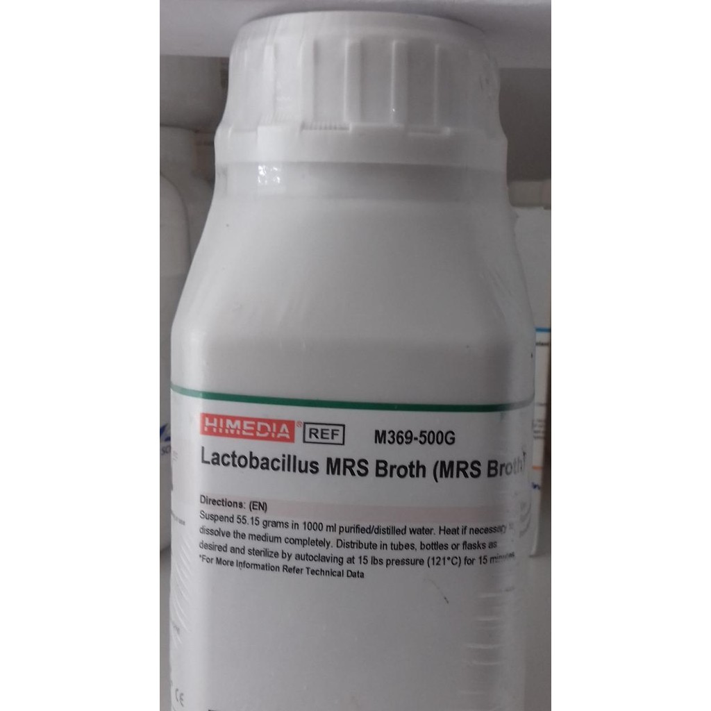 

Murah Media Mikro Lactobacillus Mrs Broth ( Mrs Broth) 500G