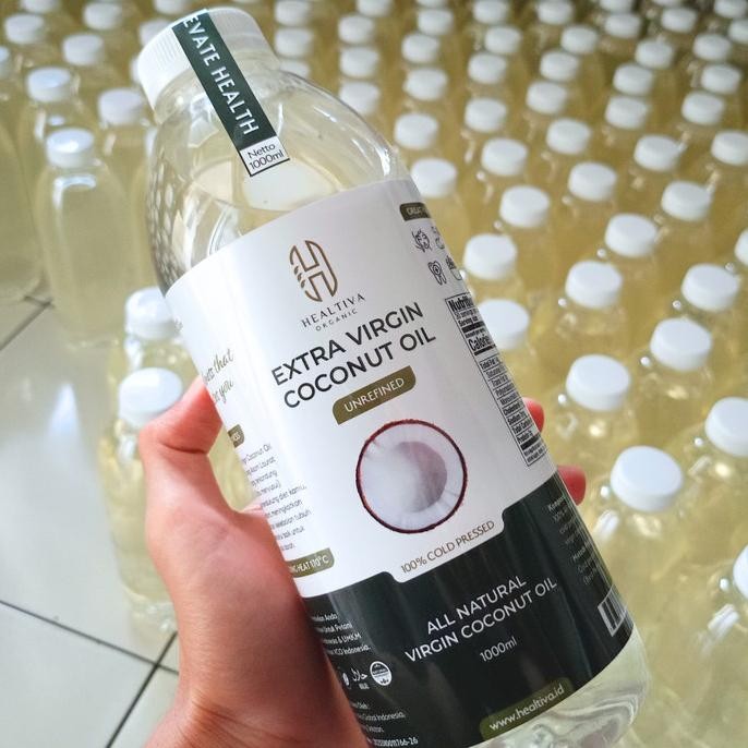 

Promo Healtiva Vco Virgin Coconut Oil 1L / Minyak Kelapa Murni Coconut Oil