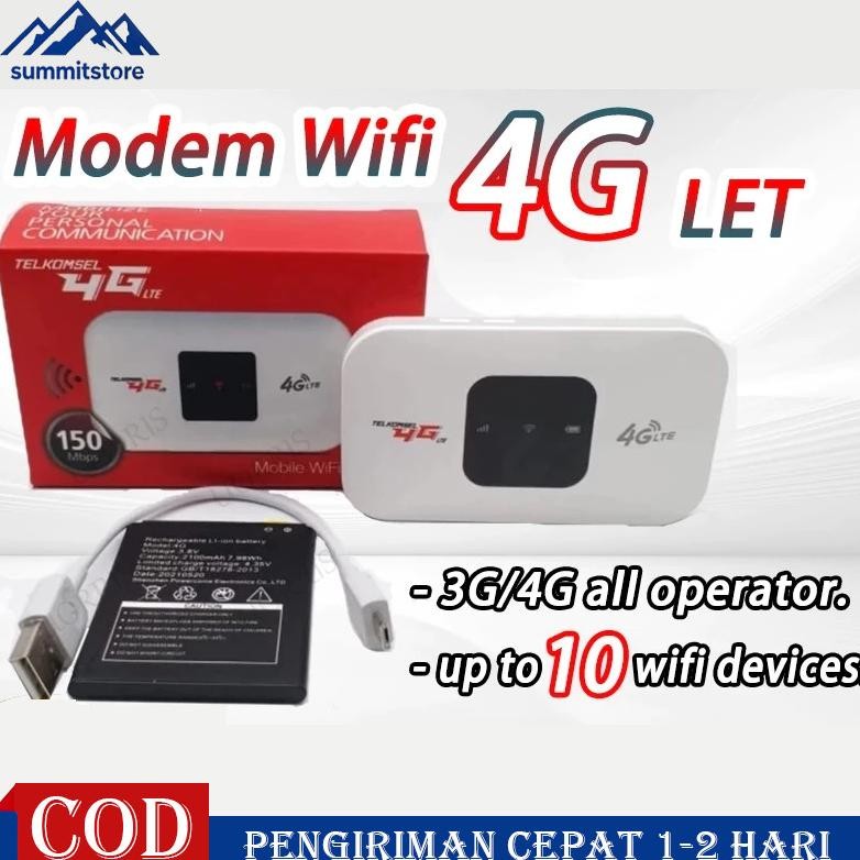 Modem Wifi Telkomsel Mifi 4G LTE Unlock All Operator 300Mbps Mifi Modem Wifi 4G All Operator Telkoms