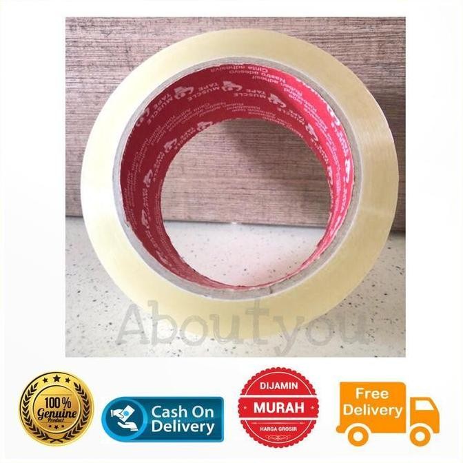 

Promo GROSIR ISI 6 LAKBAN BENING murah 2 inch 90 yar 48 mm kualitas daimaru khusus pedagang COD