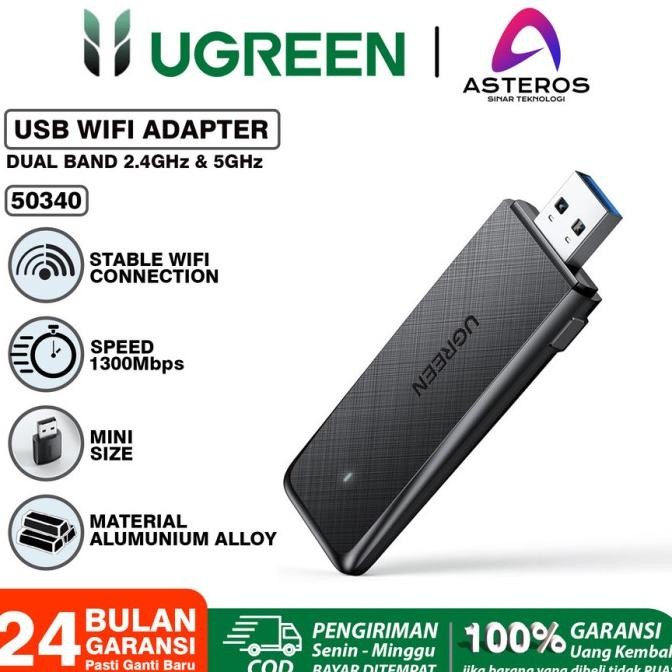 Ugreen Usb Wifi Adapter 2.4G & 5G Network Card - Ugreen Dongle Wifi