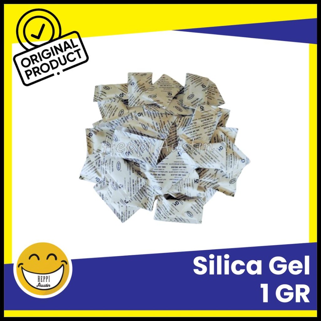 SILICA GEL WONDER FOOD GRADE 1 GR PENYERAP KELEMBABAN 500GRAM