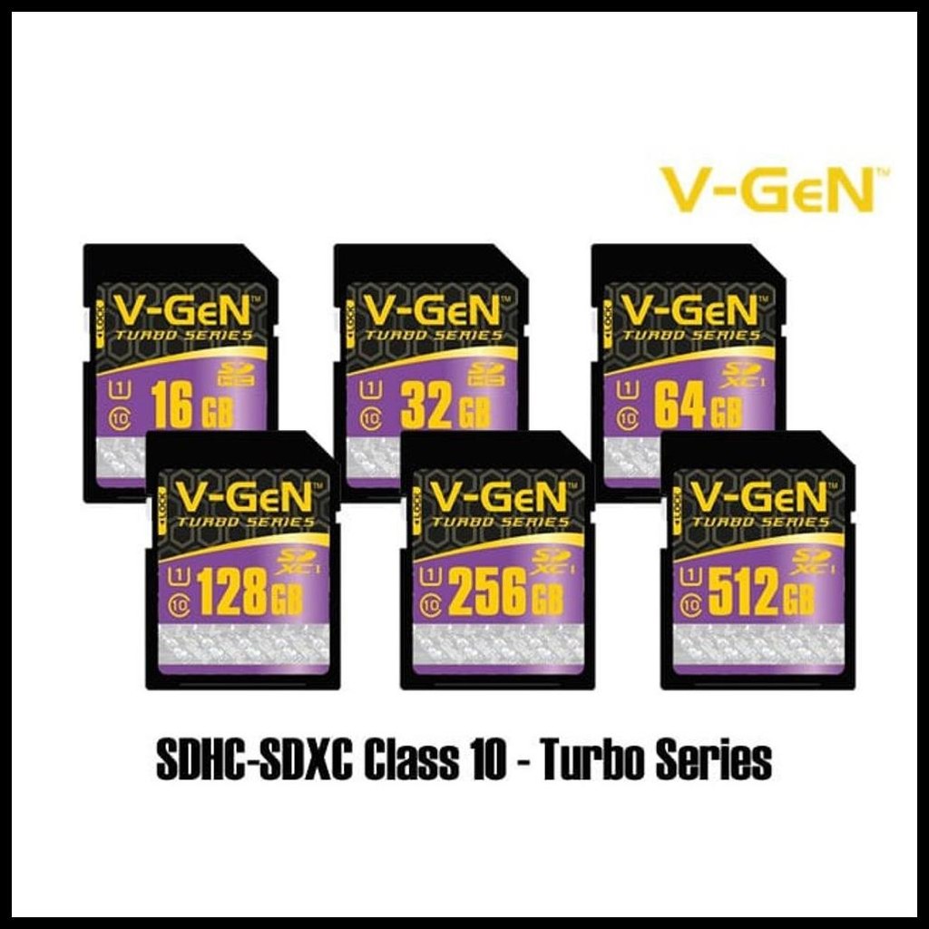 SD CARD VGEN TURBO SERIES 32GB SDHC TURBO 32GB V-GEN