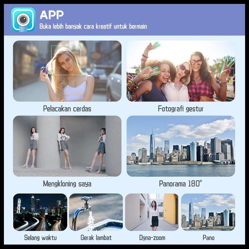 DL Q18 GIMBAL STABILIZER HANDPHONE GIMBAL STABILIZER TONGSIS BLUETOOTH TRIPOD/STABILIZER SMARTPHONE 