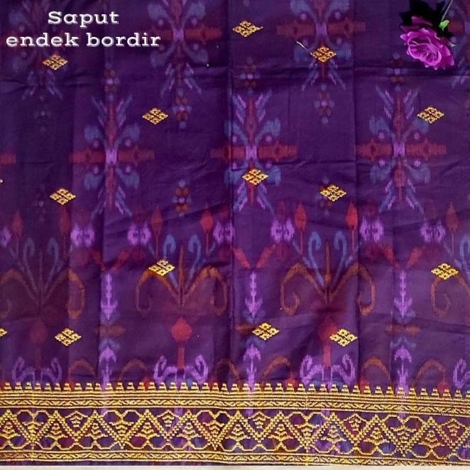 BUSANA BALI PRIA SET SAPUT UDENG SONGKET BORDIR TOPI KHAS BALI