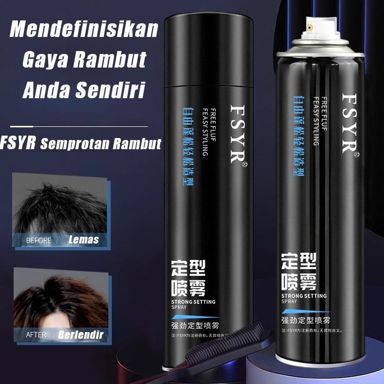 READY STOK Hair Spray Pria Hair Styling Spray Spray Rambut Hair Styling Styling Rambut Keras Siap ki