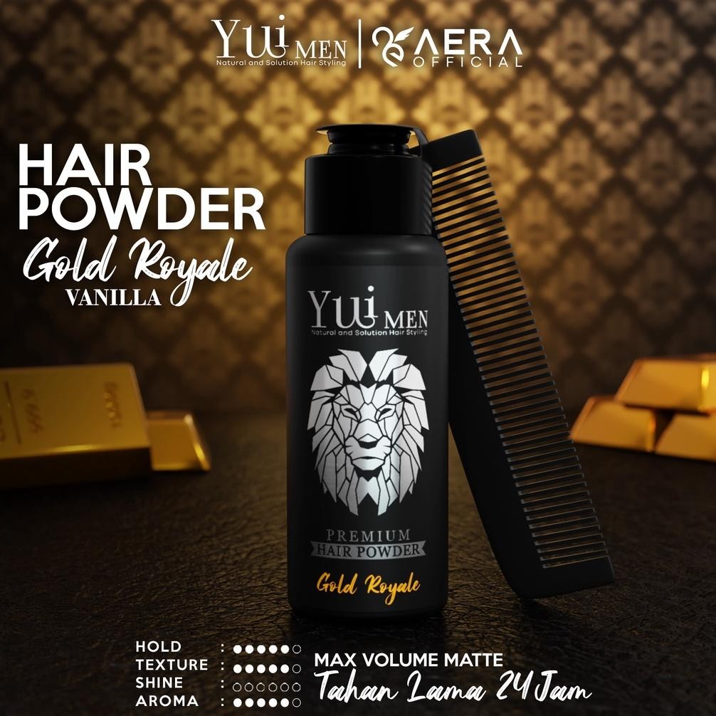 READY STOK YUIMEN HAIR POWDER PREMIUM - AROMA VANILLA - GRATIS SISIR  | Natural and Solution Hair St