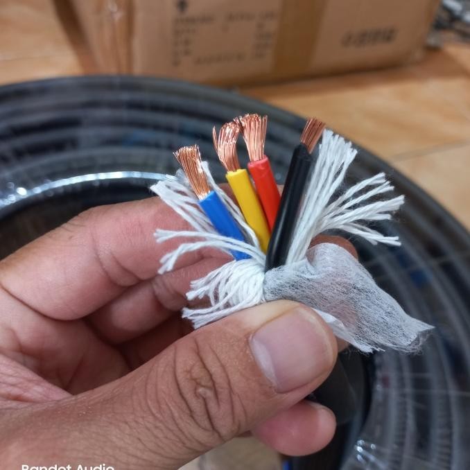 KABEL SPEAKER ID AUDIO 430 PRO ISI 4 UKURAN 3 MM PANJANG 20 METER