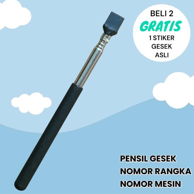 

Pensil Stick Gesek Nomor Motor Mobil Samsat Terbaru