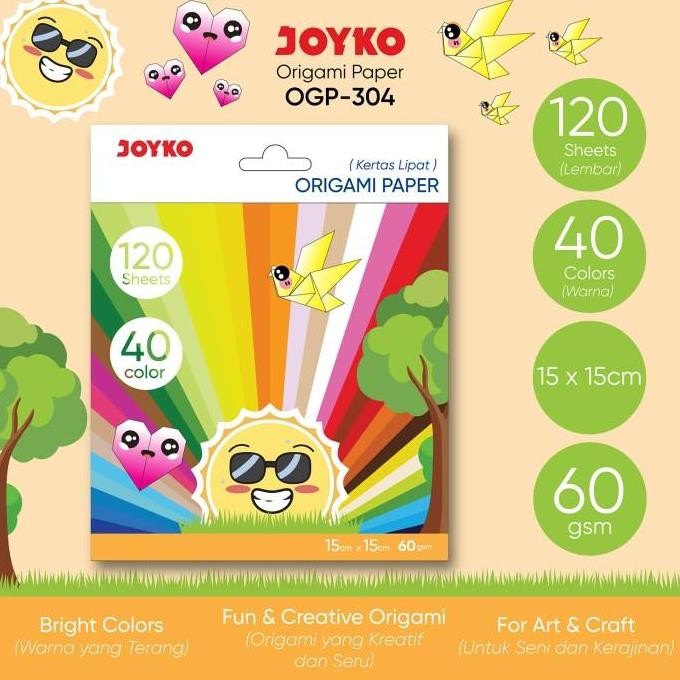 

Origami Paper Kertas Lipat Seni Joyko Ogp-304 15X15 Cm Promo