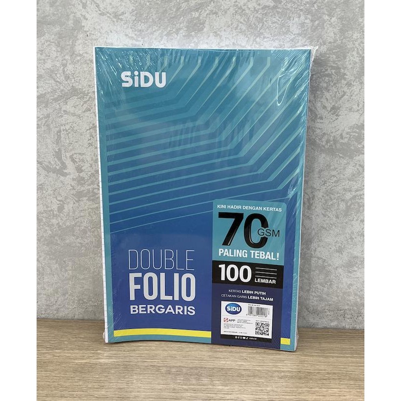 

Kertas Double Folio Bergaris Sidu - 100 Lembar by Radhiant official