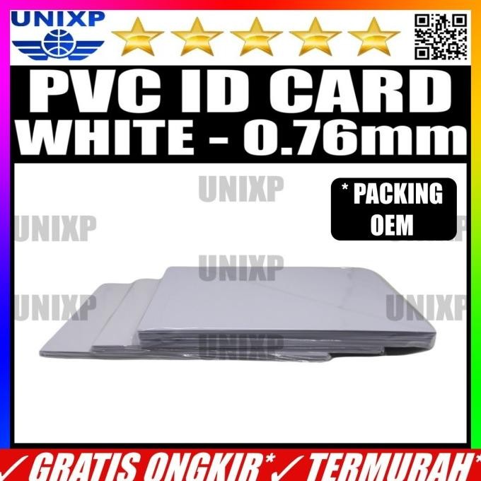 

Bahan Printer Id Card Kartu Print Cetak Id Card Kertas Pvc Id Card by Radhiant official
