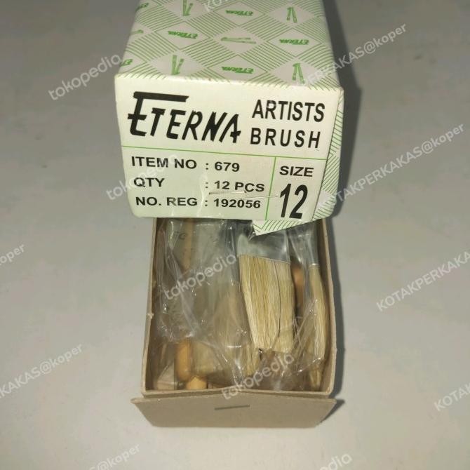 

Kuas Lukis ETERNA nomor 12 per 1 lusin by Radhiant official