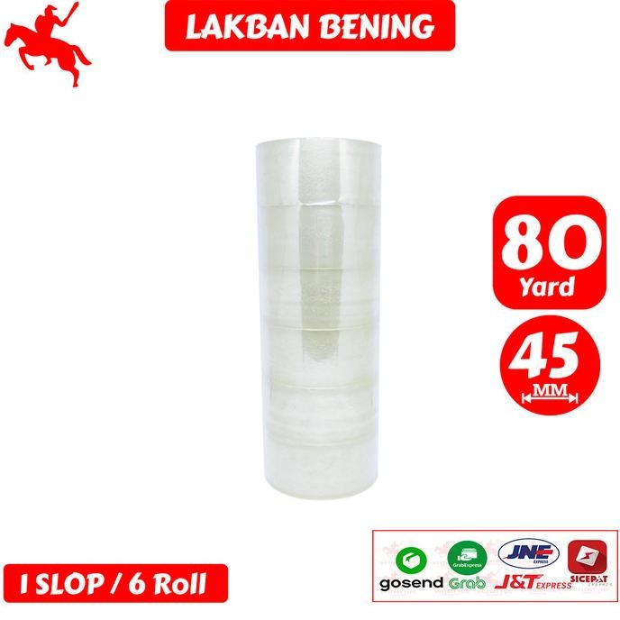

Lakban Bening KSATRIA Tape 80 Yard (1 Slop) by Radhiant official