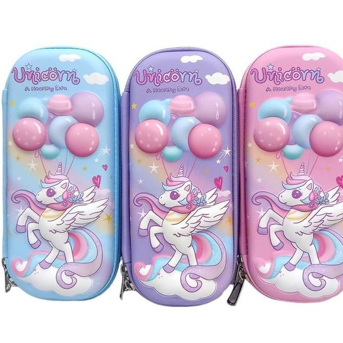 

Kotak Pensil Waterproof 3D Bahan Eva Embos Tempat Pensil Anak Sekolah Stationery by Radhiant official
