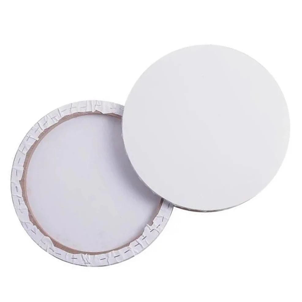 

Round Stretched Canvas High Quality Cotton Oil Painting Canvas Boards Blank Wood Artist Canvas For Supplies Paintings Frames
