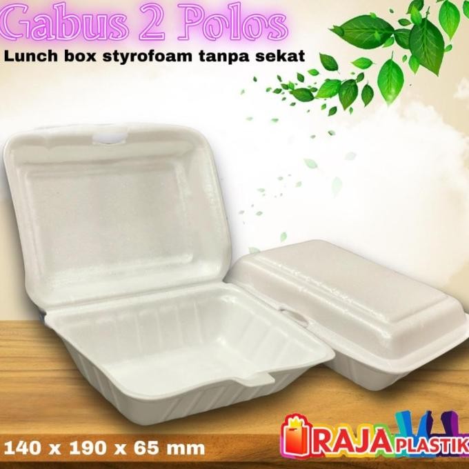 

Gabus Makanan / Styrofoam Makanan Tf 2 Polos Terbaru