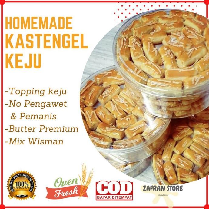 

Kue Lebaran / Kue Kastengel Keju Edan Isi 500 gram / Kue Kering