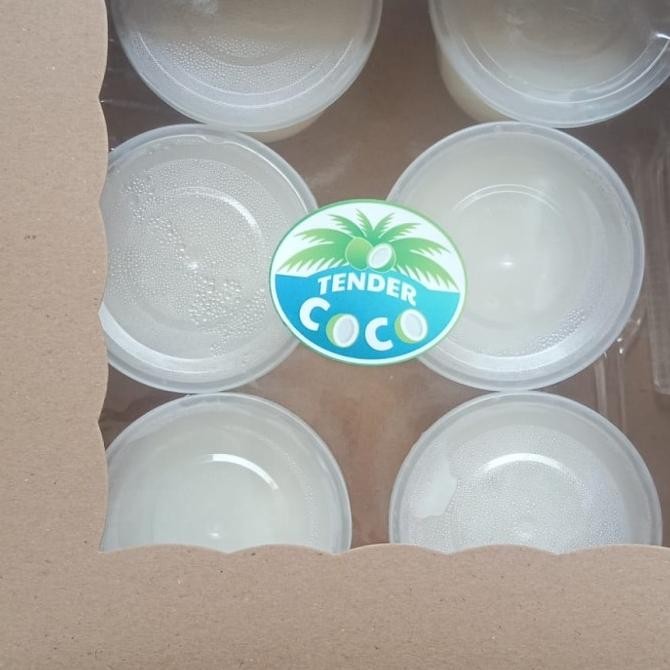 

1 box hampers puding coco cup ukuran 150 ml isi 6