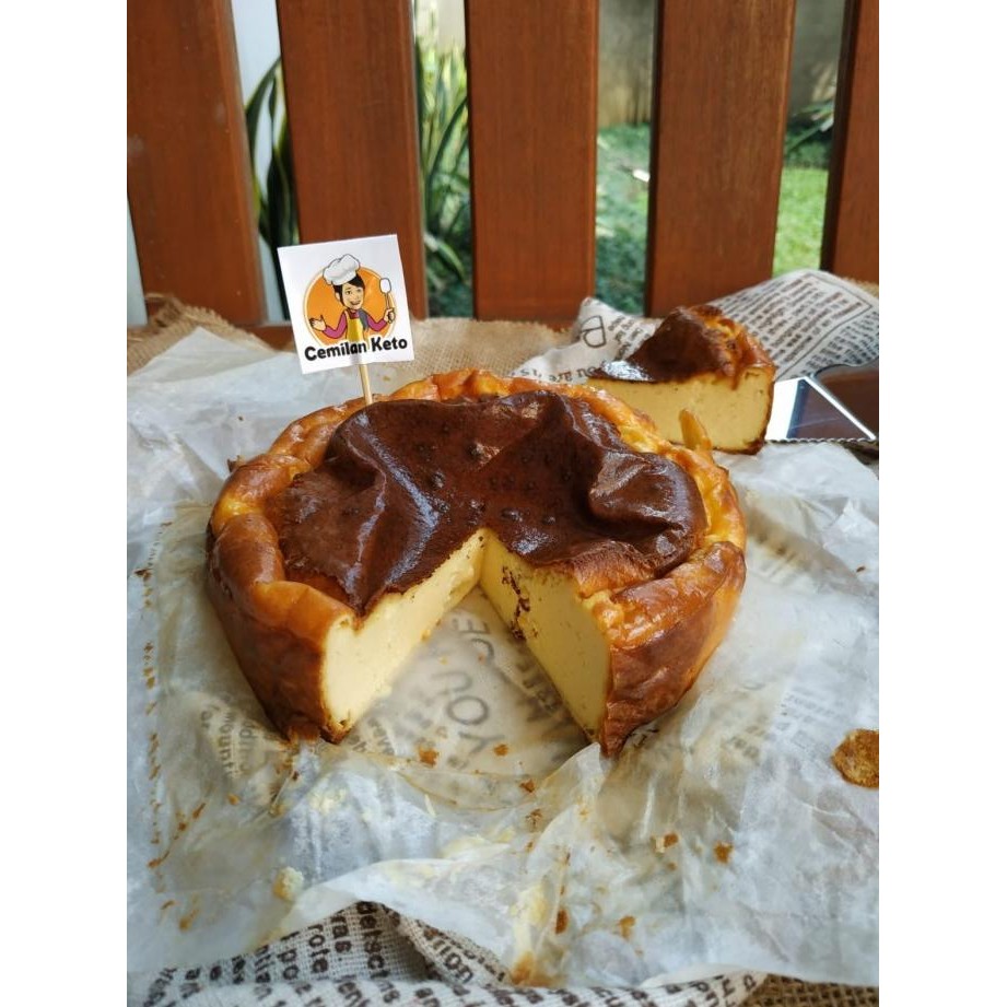 

Grosir Basque Burnt Cheesecake Keto Bebas Gula / Bebas Gluten / Low Carb