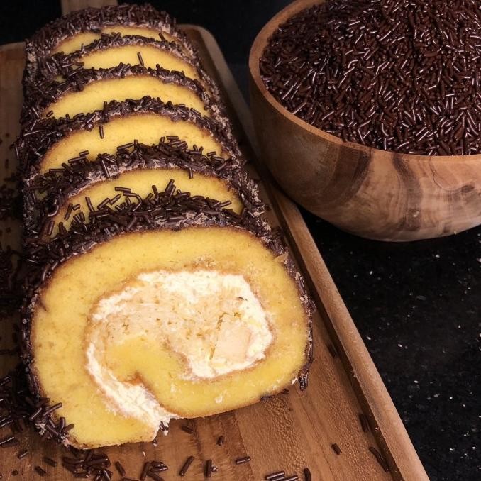 

Murah Bolu Gulung Medan Rasa Keju Topping Mesis ( Panjang ) When Cake