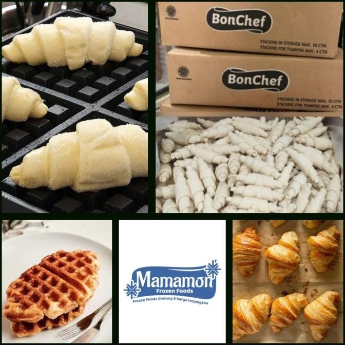 

TERSEDIA croffle dough butter frozen BonChef isi 80pcs