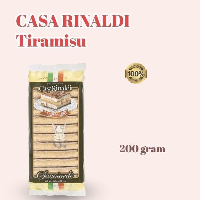 

TERSEDIA CASARINALDI Lady Finger Tiramisu 200gr