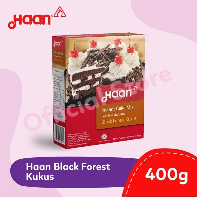 

TERSEDIA HAAN BLACK FOREST 400gr