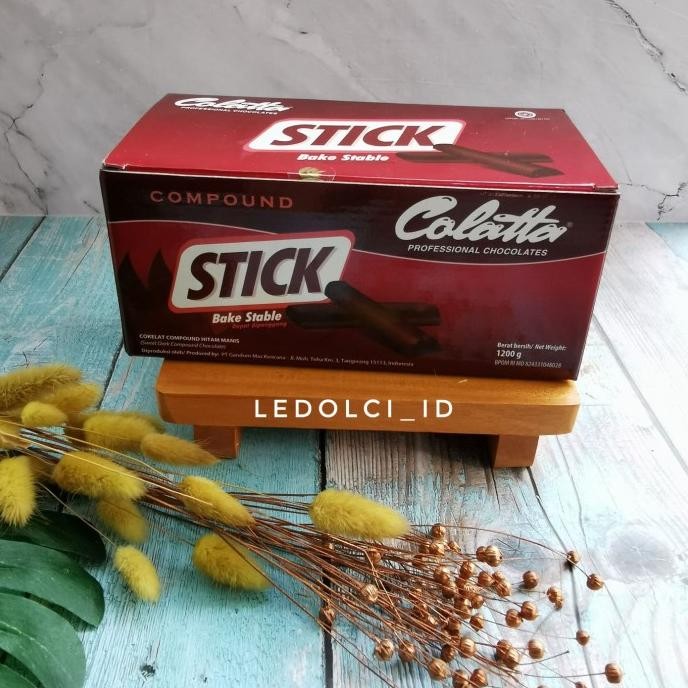 

TERSEDIA COLATTA BAKE STABLE CHOCOLATE STICK COKLAT STIK 1.2 KG (BUKAN REPACK)