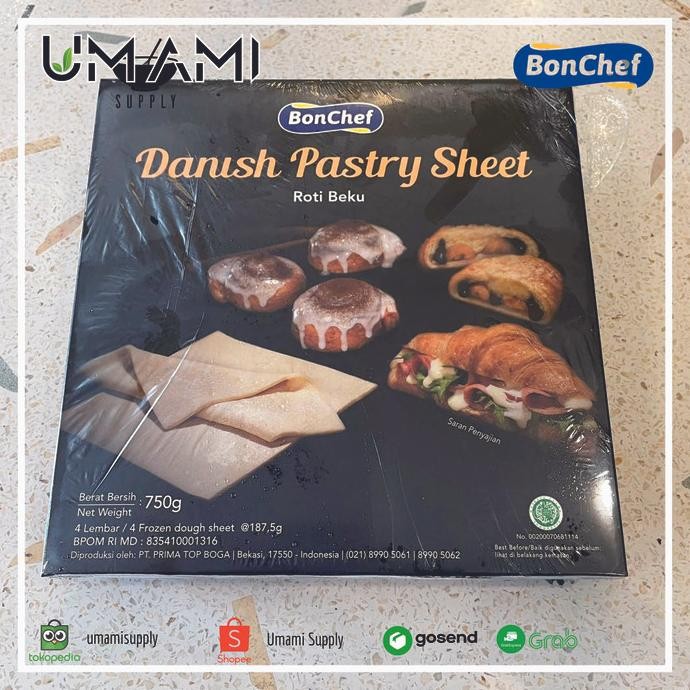 

TERSEDIA Bonchef - Danish Pastry Sheet - 750gr