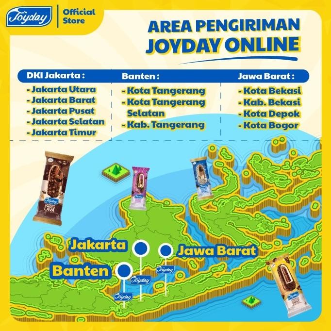 

Sale Joyday Ice Cream Paket Crunchy Choco Lava - Isi 10 Pcs Es Krim Stik