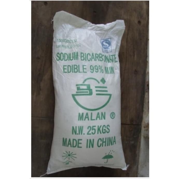 

TERSEDIA Soda Kue - Sodium Bicarbonate Malan Food Grade 25kg - Gosend Only!!!