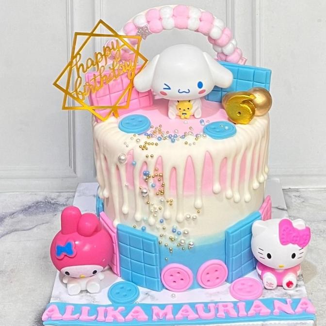 Promo Kue Ulang Tahun Cinnamorol / Cake Ultah Cinnamoroll