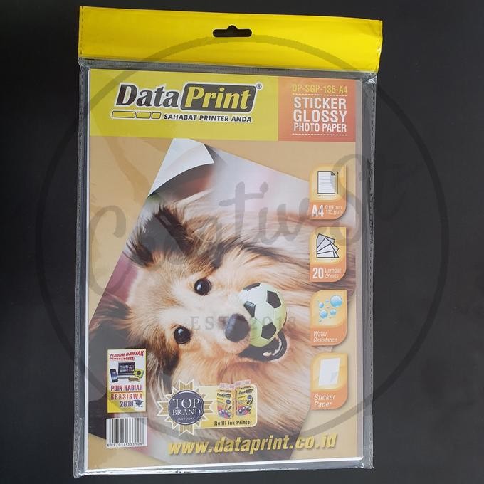 

Kertas Foto Glossy Paper Sticker 135 Gr Data Print Promo