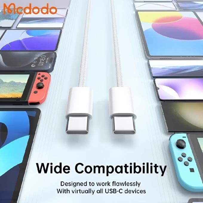 MCDODO Kabel Data Charger USB Type-C to Type C PD 60W Fast 20CM 5640 murah