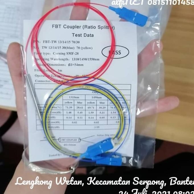 

HARGA DISC - Paket Splitter ratio rasio 8 ODP UPC spliter