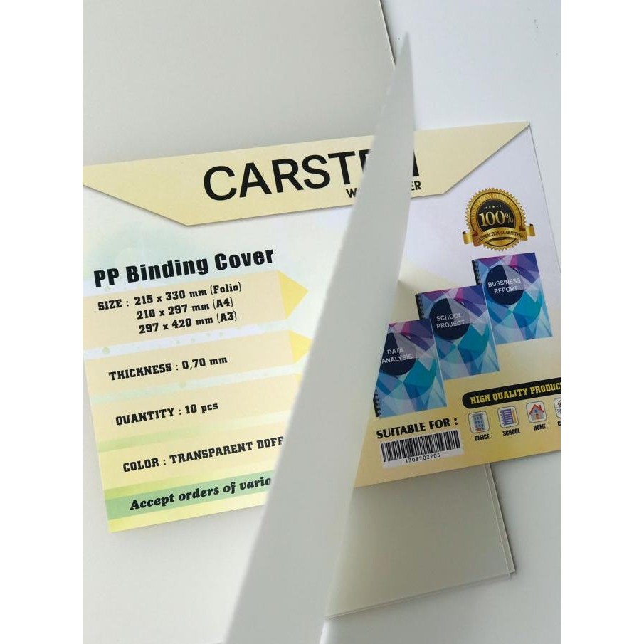 

Mika PP Pasir doff tebal 0.70mm A4 isi 10 lembar murah