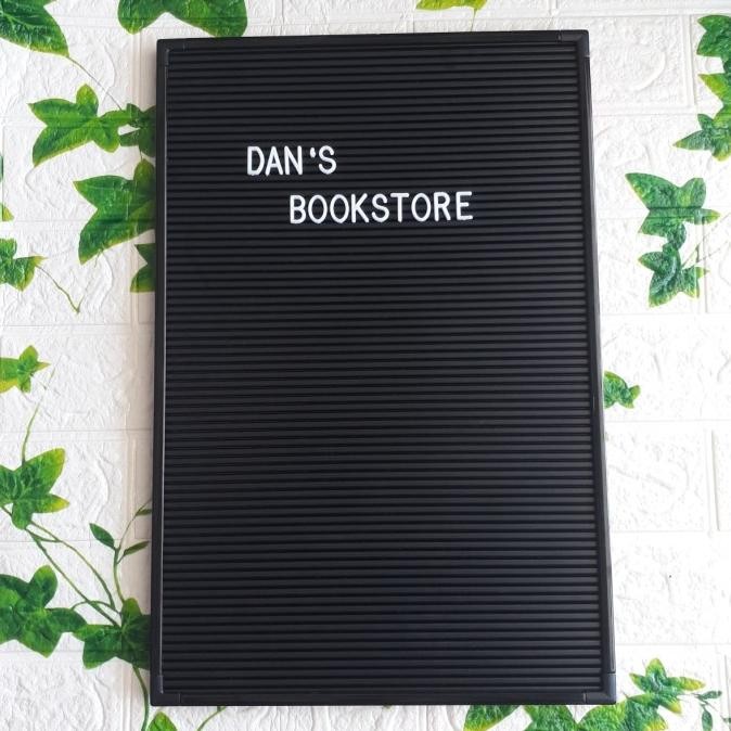 

OFFICE Black Letter Board PB4530AP Papan Nama Ukuran 45x30cm Premium