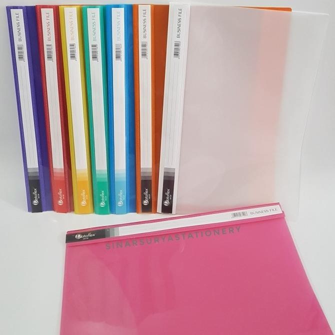 

Business File F4 Map Plastik Dataflex plus pocket kantong / lusin murah
