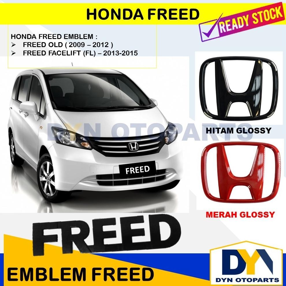 Honda Freed, Emblem, Sticker, Logo Lambang Honda Freed Depan - Belakang (Set)