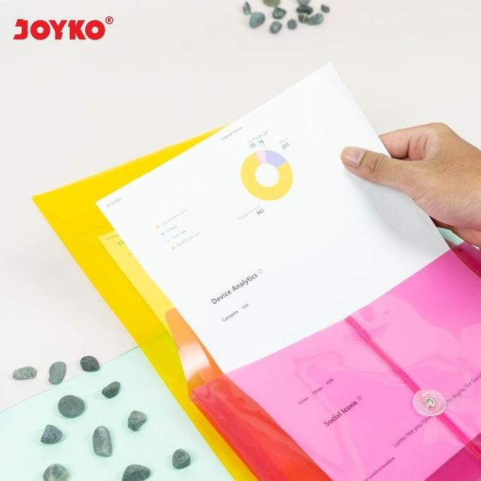 

JOYKO DATA BAG MAP KANCING A4 F4 FOLIO TALI JOYKO DB-104F/C LUSIN PACK [12PCS] murah