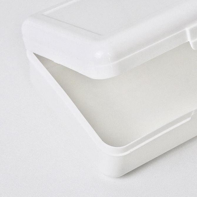 

[MILOLI] Transparant White Pensil Case Kotak Penyimpanan Kapasitas Besar Desktop Multifungsi - F0205 murah