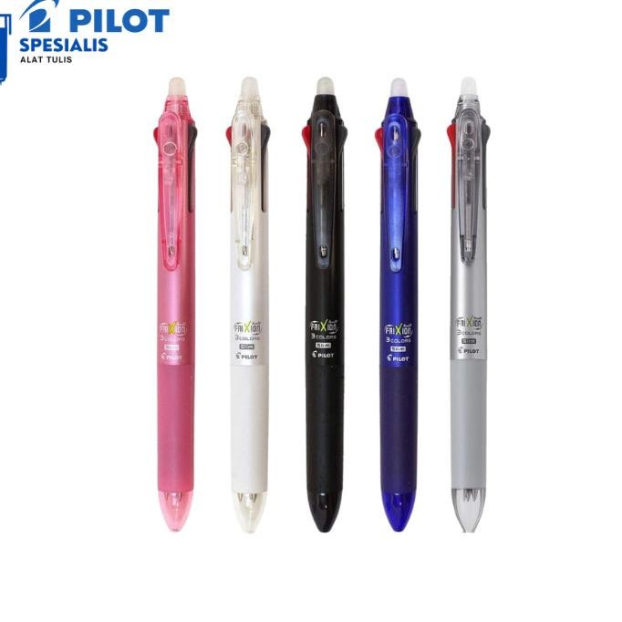 

NEW PILOT FRIXION CLICKER 3 IN 1 ERASABLE PEN 1 PULPEN 3 WARNA